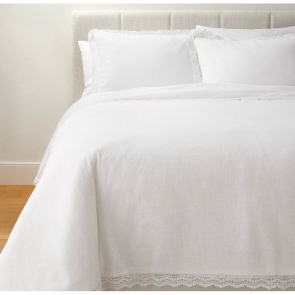Studio McGee White Queen Comforter and Shams Set